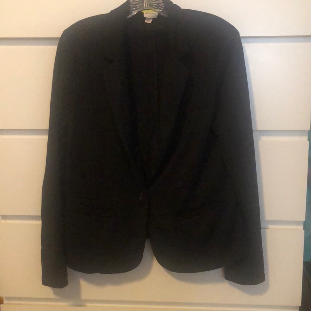 Black suit jacket